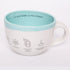 Taza Grande para Cafe color Menta